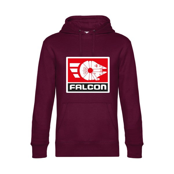Millenium- Sweat à capuche original Burgundy - RueDuTeeshirt