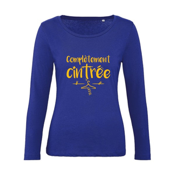 ComplÃ¨tement cintrÃ© jaune Or |   T shirt manches longues femme|100% bio