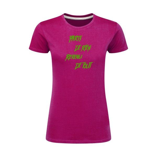 Parti de rien Vert pomme |T shirt original femme|SG