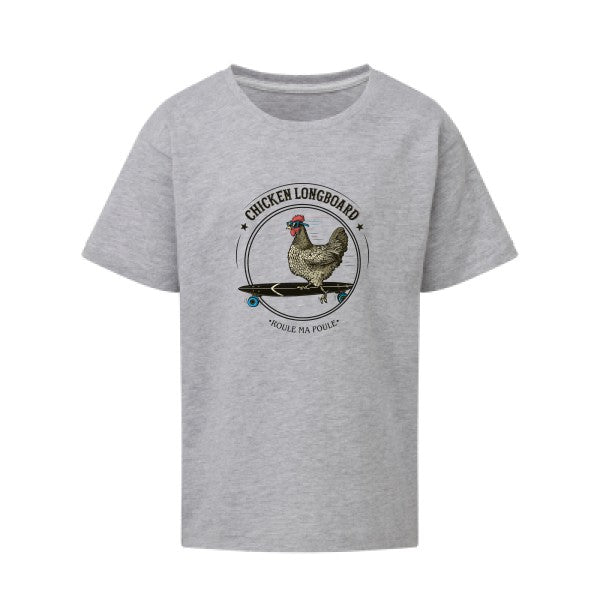 Chicken Longboard SG - Kids T-shirt enfant Light Oxford Taille 152 (11-12/2XL)