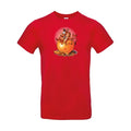 T-shirt humour original Dragon Surprise T Shirt couleur Red