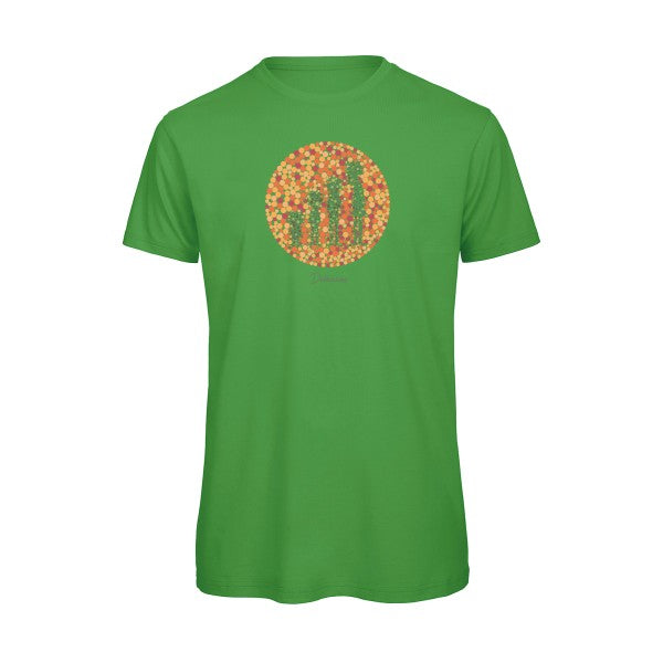 T-shirt humour original Daltonisme T Shirt couleur Real Green