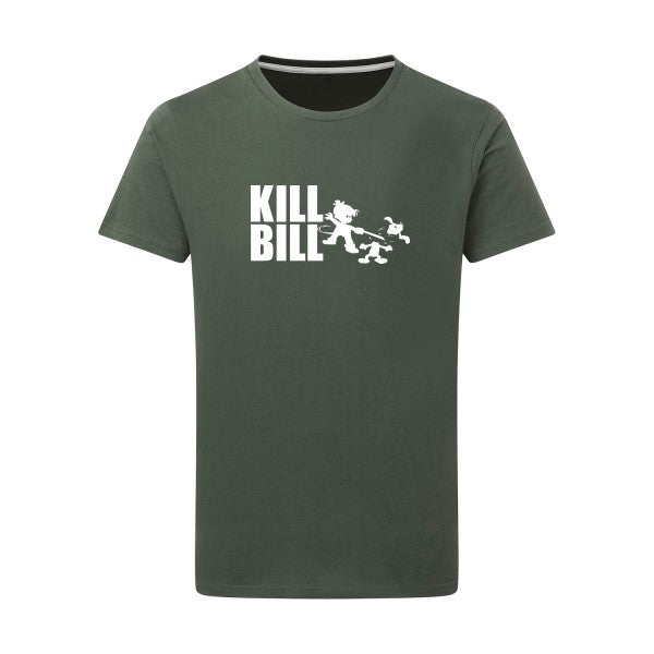 kill bill Blanc -Flex Blanc sur T-shirt SG  Thyme  2XL