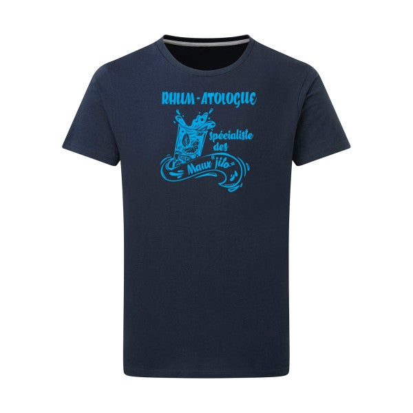 Rhum-atologue - Flex bleu clair Tshirt original Denim  XL