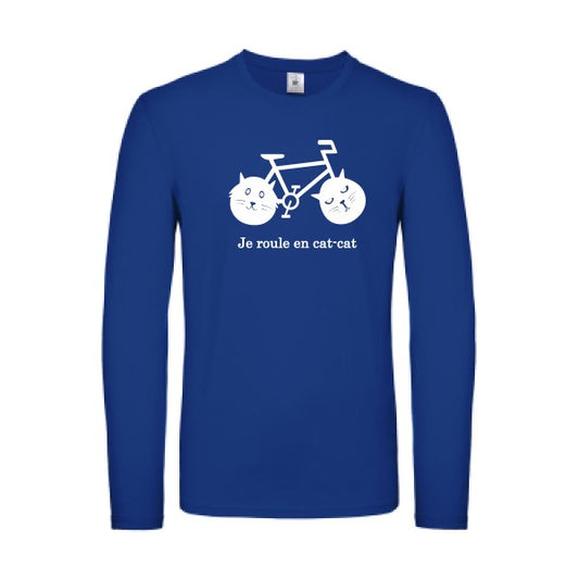 cat-cat bike Blanc B&C - E150 LSL T-shirt manches longues léger