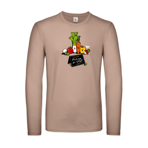 Maxi-Chef B&C - E150 LSL T-shirt manches longues léger