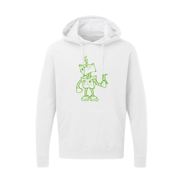 Robot & Bird Vert pomme SG - Hooded Sweatshirt Sweat capuche