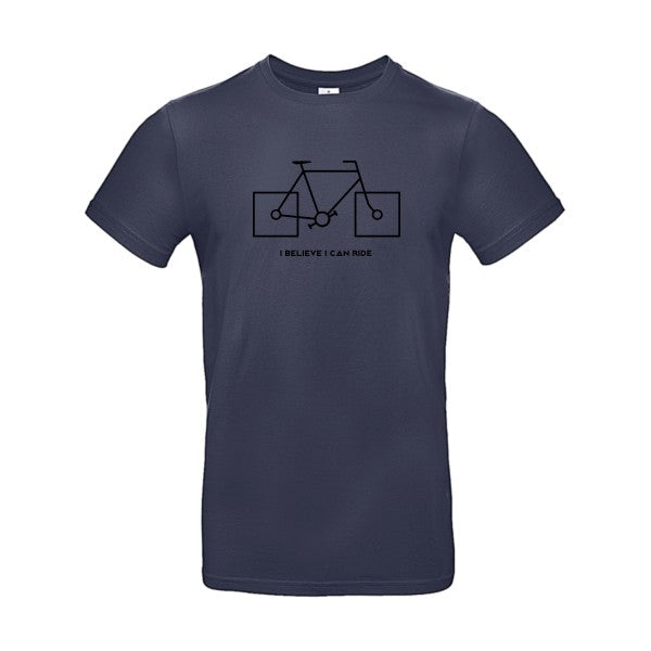 I believe I can rideFlex noir - E190 T-shirt|Navy Blue||2XL