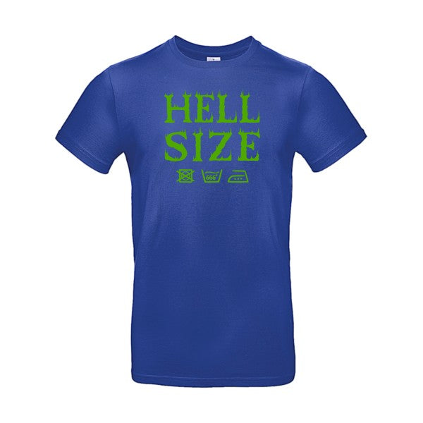 HELL SIZE ! flex Vert pomme B&C - E190 T-shirt|Cobalt Blue||2XL