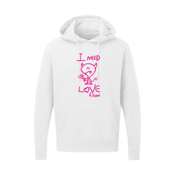 LOVER Rose Fluo SG - Hooded Sweatshirt Sweat capuche