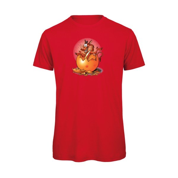 T-shirt humour original Dragon Surprise T Shirt couleur Red