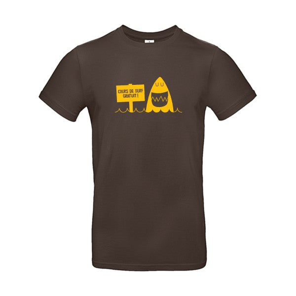 Cours de surfFlex jaune or- T-shirt E190|Brown||2XL