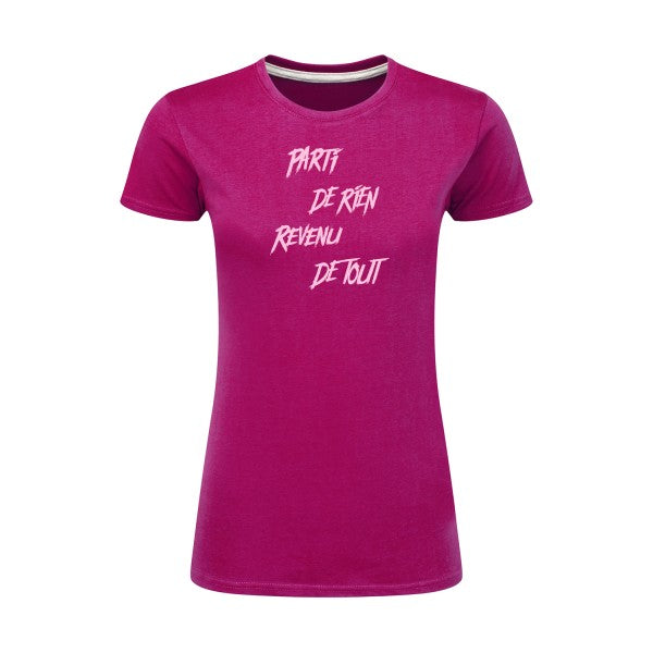 Parti de rien Rose |T shirt original femme|SG