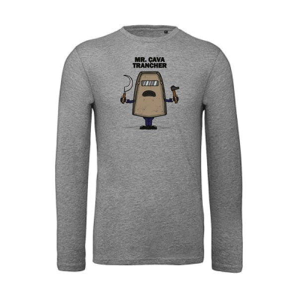 MR. CAVATRANCHER | T-shirt original LSL Sport Grey 2XL