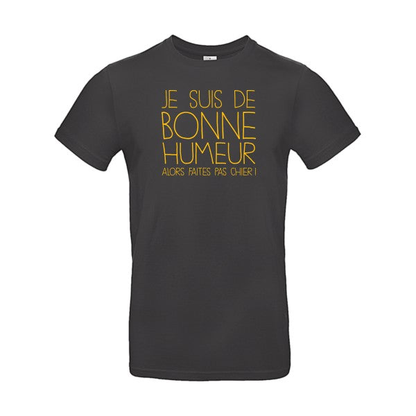 BONNE HUMEURFlex jaune or - E190 T-shirt|Used Black||2XL