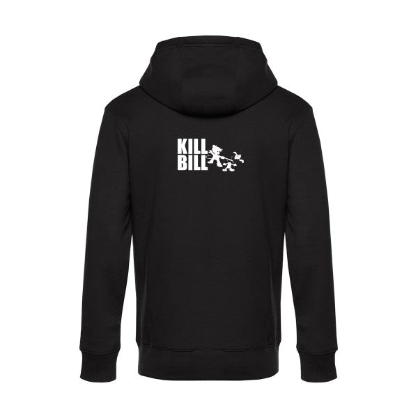 kill-bill sweat shirt original Black flex Blanc impression Dos