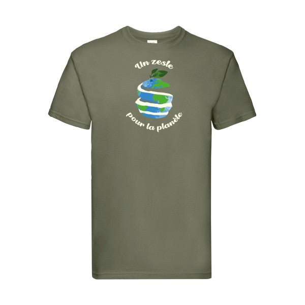 Un p'tit zeste... Fruit of the loom 205 g/m² T-shirt/ classic olive