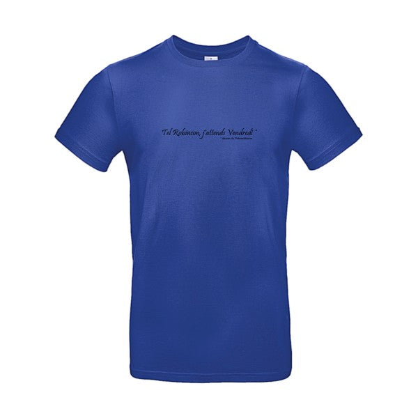 Yes, Vendredi ! Flex noir |E190 T-shirt|Cobalt Blue||2XL