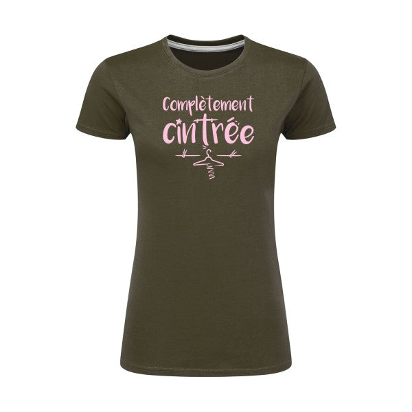 Complètement cintré  |Rose |T shirt original femme|SG