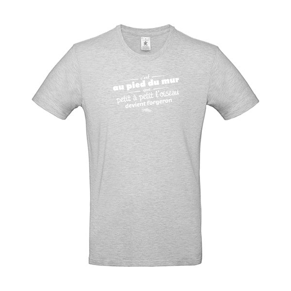 Proverbe à la conFlex Blanc - E190 T-shirt|Ash||2XL