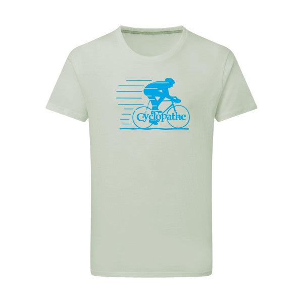 CYCLOPATHE ! - Flex bleu clair Tshirt original Pastel Macchiato  2XL