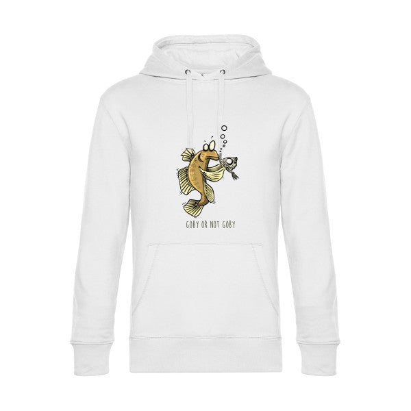 Goby-or-not-goby- Sweat à capuche original White - RueDuTeeshirt