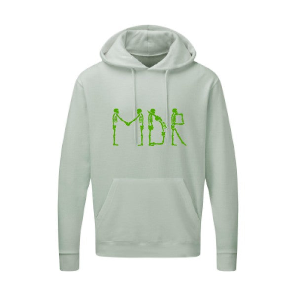 MDR |Sweat  capuche humoristique Vert pomme 