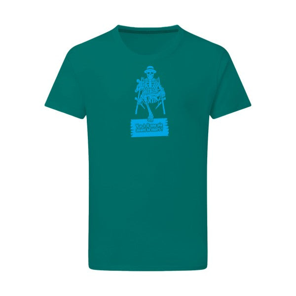 Y a-t-il une vie avant la mort ? - Flex bleu clair Tshirt original Emerald Green  2XL