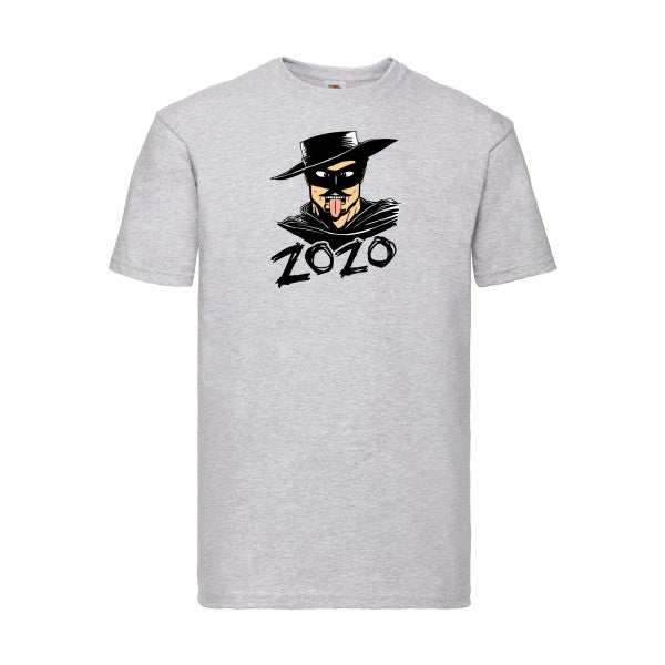 Zozo ! Fruit of the loom 205 g/m² T-shirt/ heather grey