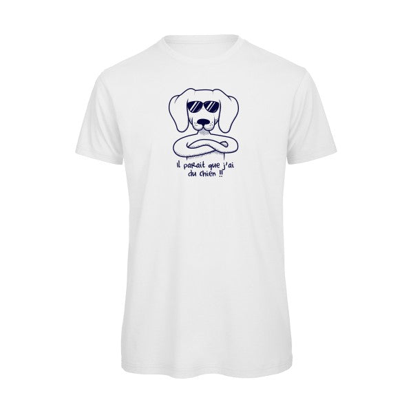 T-shirt humour original Avoir du chien T Shirt couleur White