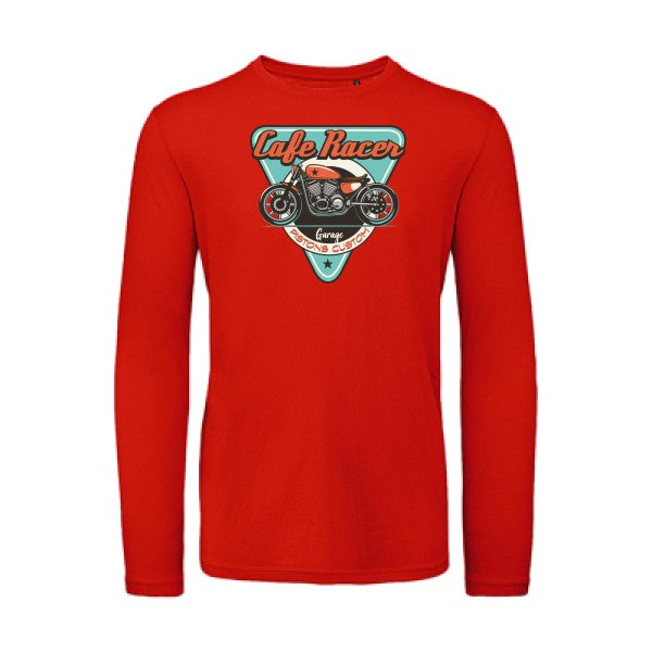 CAFE RACER | T-shirt original LSL Fire Red 2XL