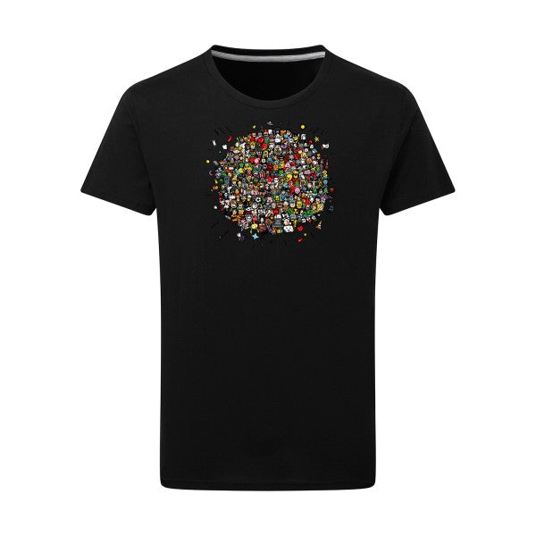 T-shirt homme Planète Pop Culture - T-shirt rigolo pour les fans de culture pop Dark Black 2XL