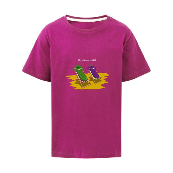 On n'est pas bio là ? SG - Kids T-shirt enfant Dark Pink Taille 152 (11-12/2XL)