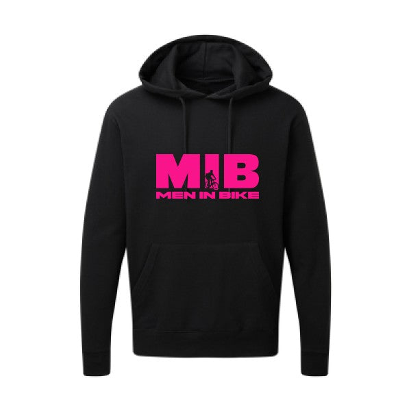 MEN IN BIKE Rose Fluo SG - Hooded Sweatshirt Sweat capuche