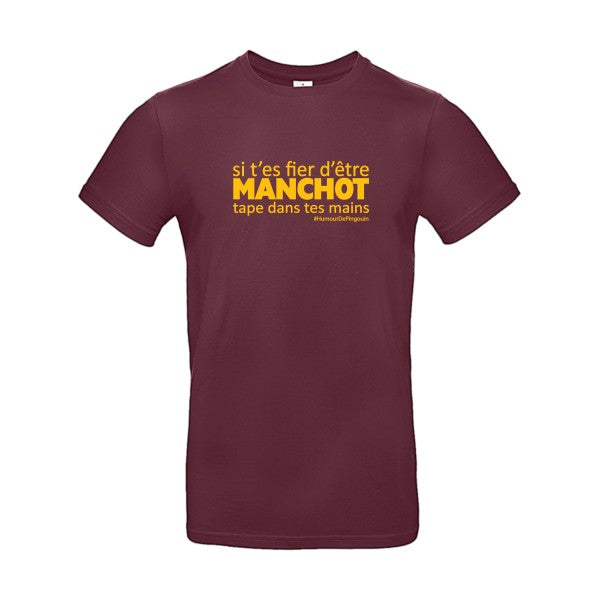 ManchotFlex jaune or - E190 T-shirt|Burgundy||2XL