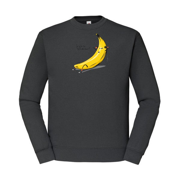 Je garde la banane ! Fruit of the loom 280 g/m² Sweat shirt