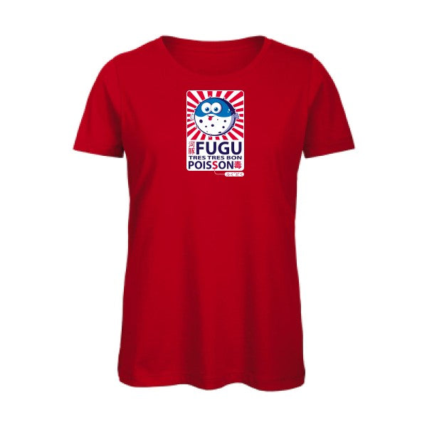 Fugu- T-shirt original - t-shirt original femme Red