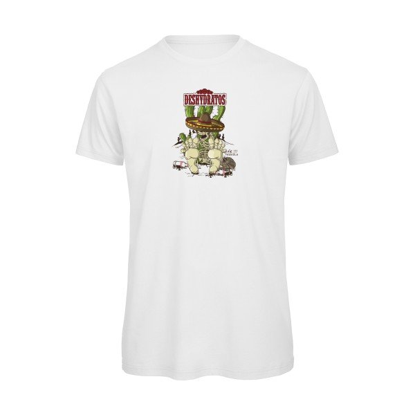 T-shirt humour original Deshydratos T Shirt couleur White