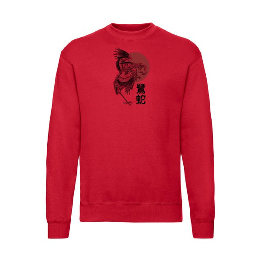 Le héron et le serpent  Fruit of the loom 280 g/m² Sweat shirt