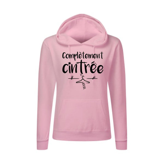 Complètement cintré Noir |Sweat original à capuche Femme