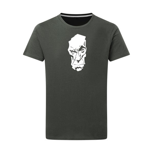 Iggy Blanc -Flex Blanc sur T-shirt SG  Charcoal  5XL