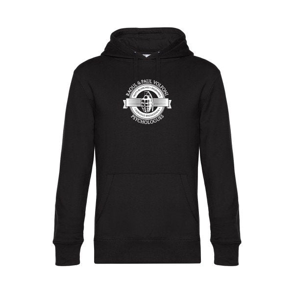 Volfoni sweat shirt original Black flex Blanc impression Face