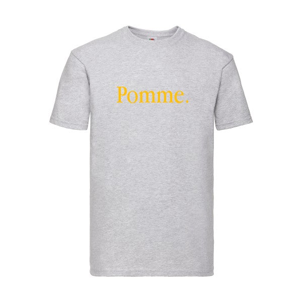 T-shirt|Pub Subliminale |flex jaune Or| Fruit of the loom 205 g 