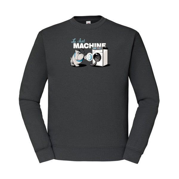 Le Chat Machine Fruit of the loom 280 g/m² Sweat shirt