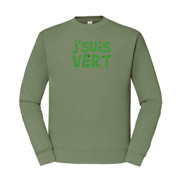 J'suis vert Fruit of the loom 280 g/m² Sweat shirt