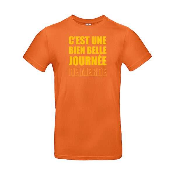 Journée de m...Flex jaune or- T-shirt E190|Urban Orange||2XL