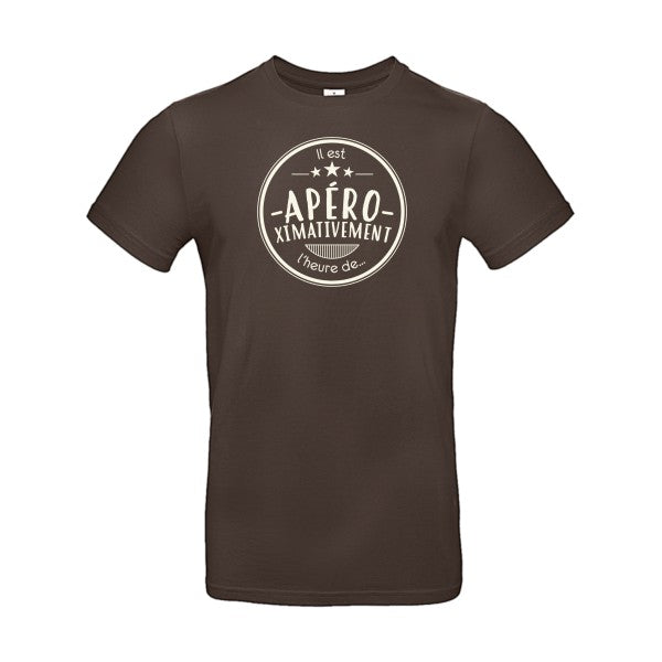 Apéro B&C - E190 T-shirt|Brown||2XL