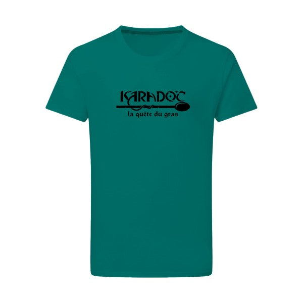 Karadoc noir -Flex noir sur T-shirt SG  Emerald Green  2XL