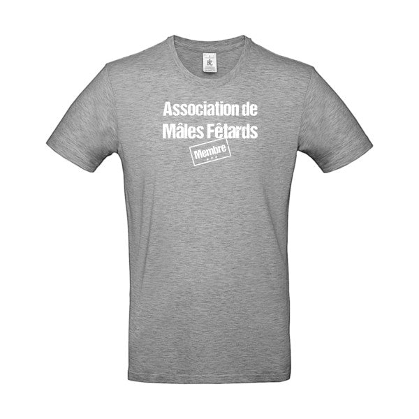 Association de Mâles Fêtards Blanc B&C - E190 T-shirt