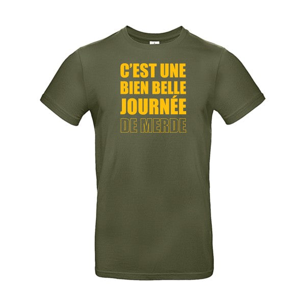 Journée de m...Flex jaune or- T-shirt E190|Urban Khaki||2XL